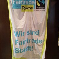 Das Bild zeigt das Kampagnenbanner der Fairtrade Towns.